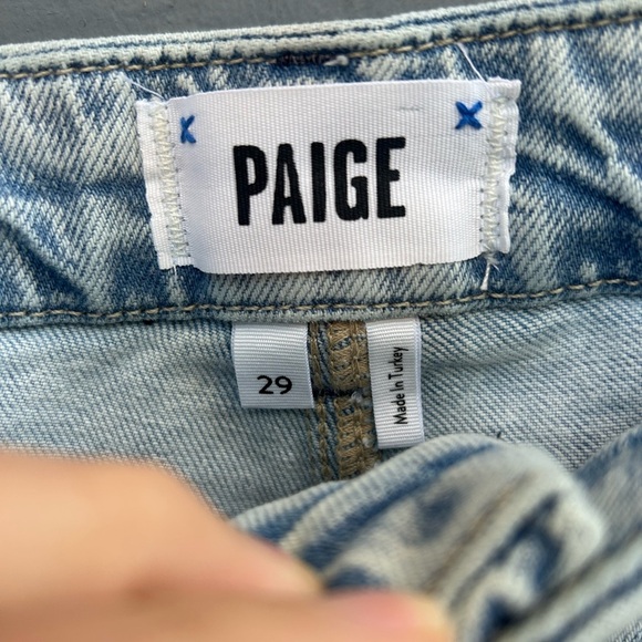 Paige Harper Wide Leg Ankle Pant with embroidery, size 29 - Picture 10 of 12